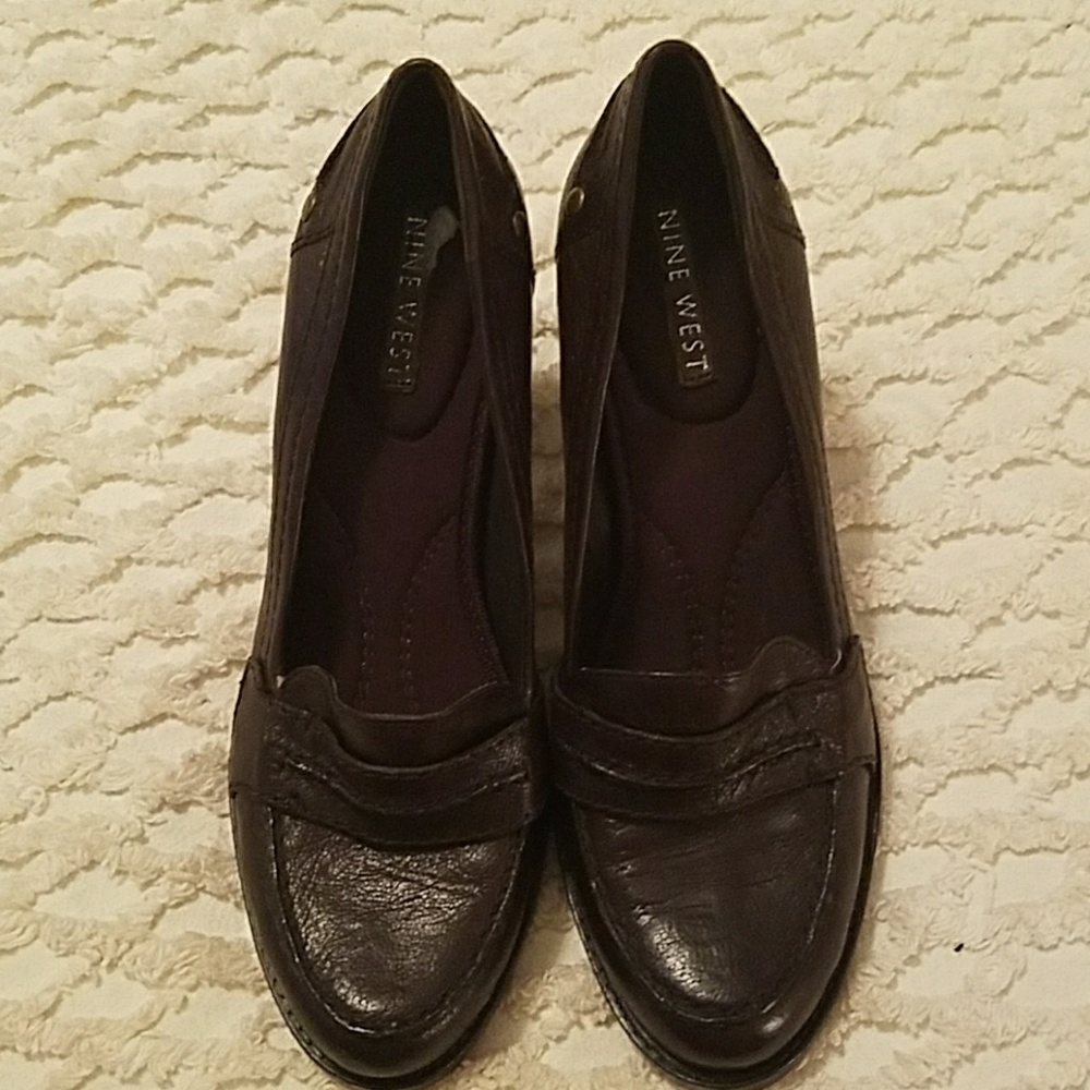 Nine West brown pumps